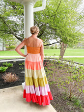 Load image into Gallery viewer, Rainbow Feeling Tiered Maxi Dress