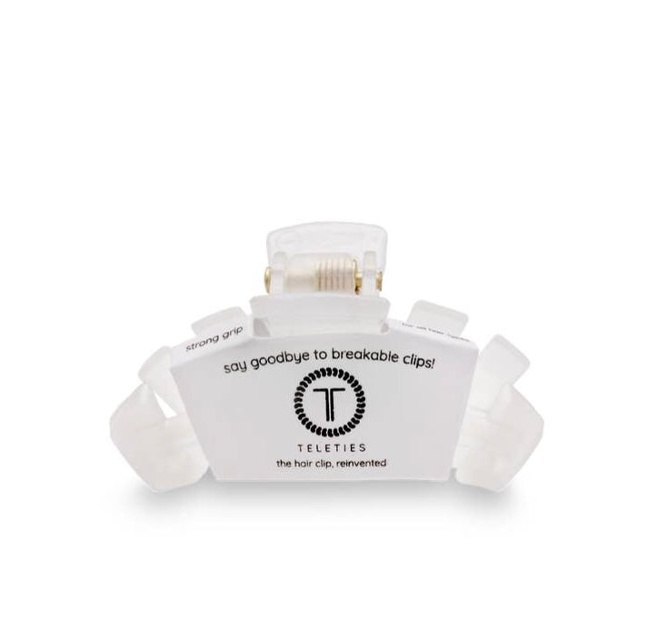 Coconut White Tiny Hair Clip