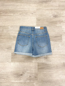 Pull On Rolled Cuff Shorts